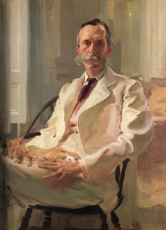 Man with a Cat, Cecilia Beaux